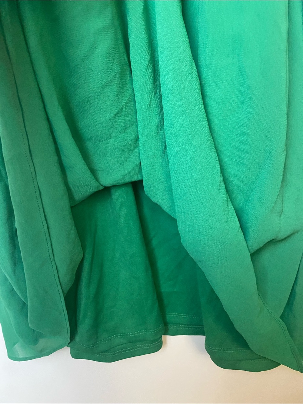 Green Halter Tie-Waist Mini Dress - Picture 4 of 6